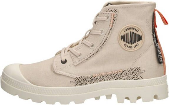 Palladium PAMPA UNDERLAYER Volwassenen Half-hoge schoenen Wit beige