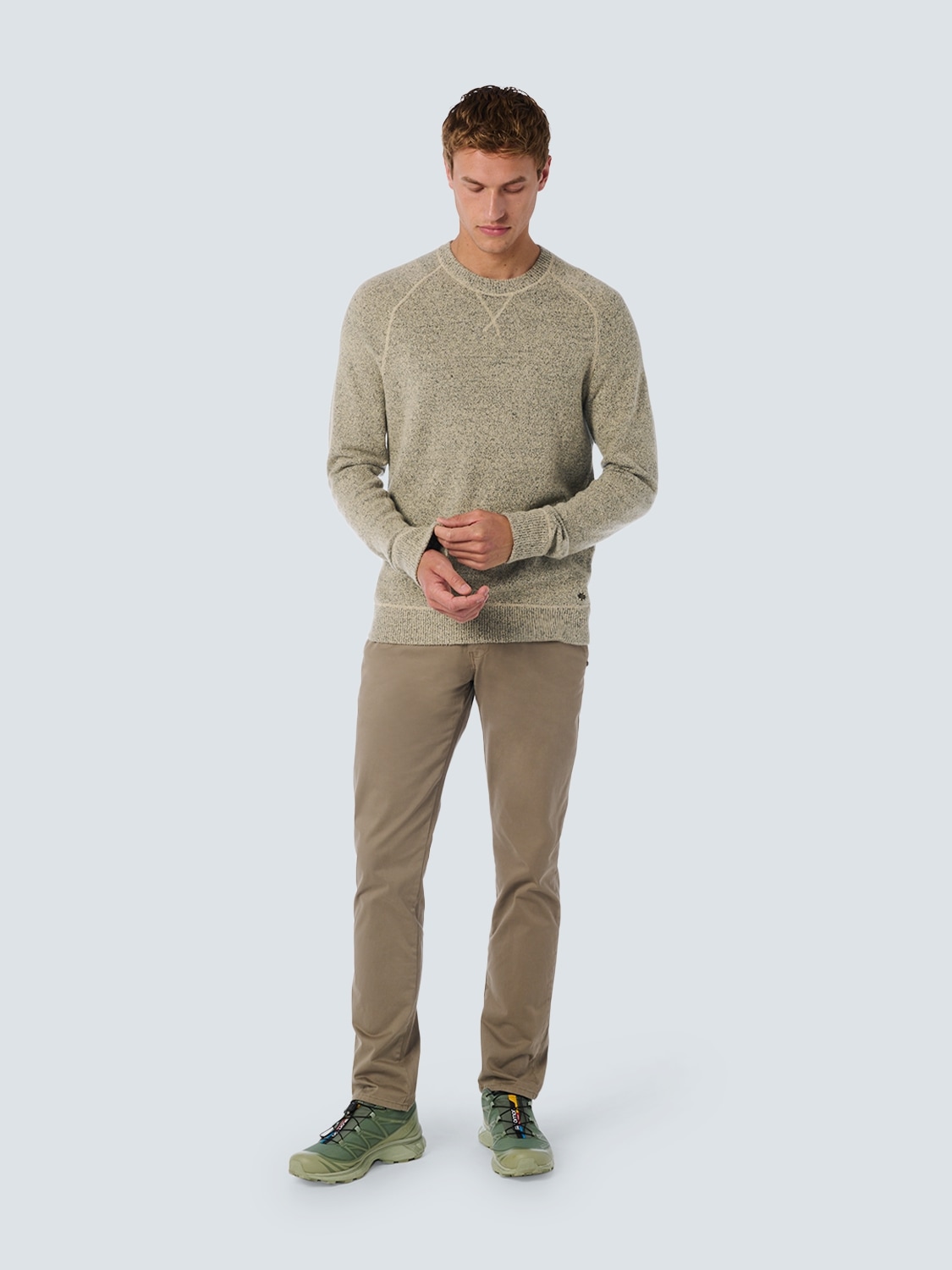 NO EXCESS Strickpullover , in melierter Optik