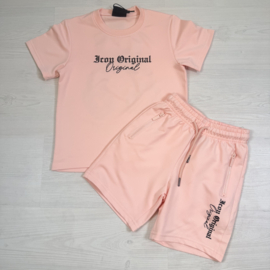 Icon Bear Summer Set - zalm