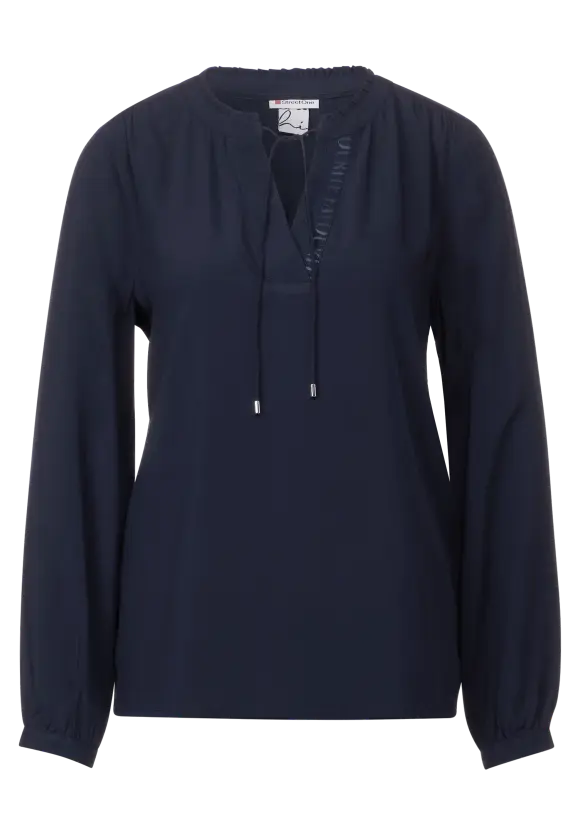 Viskose Bluse - deep blue