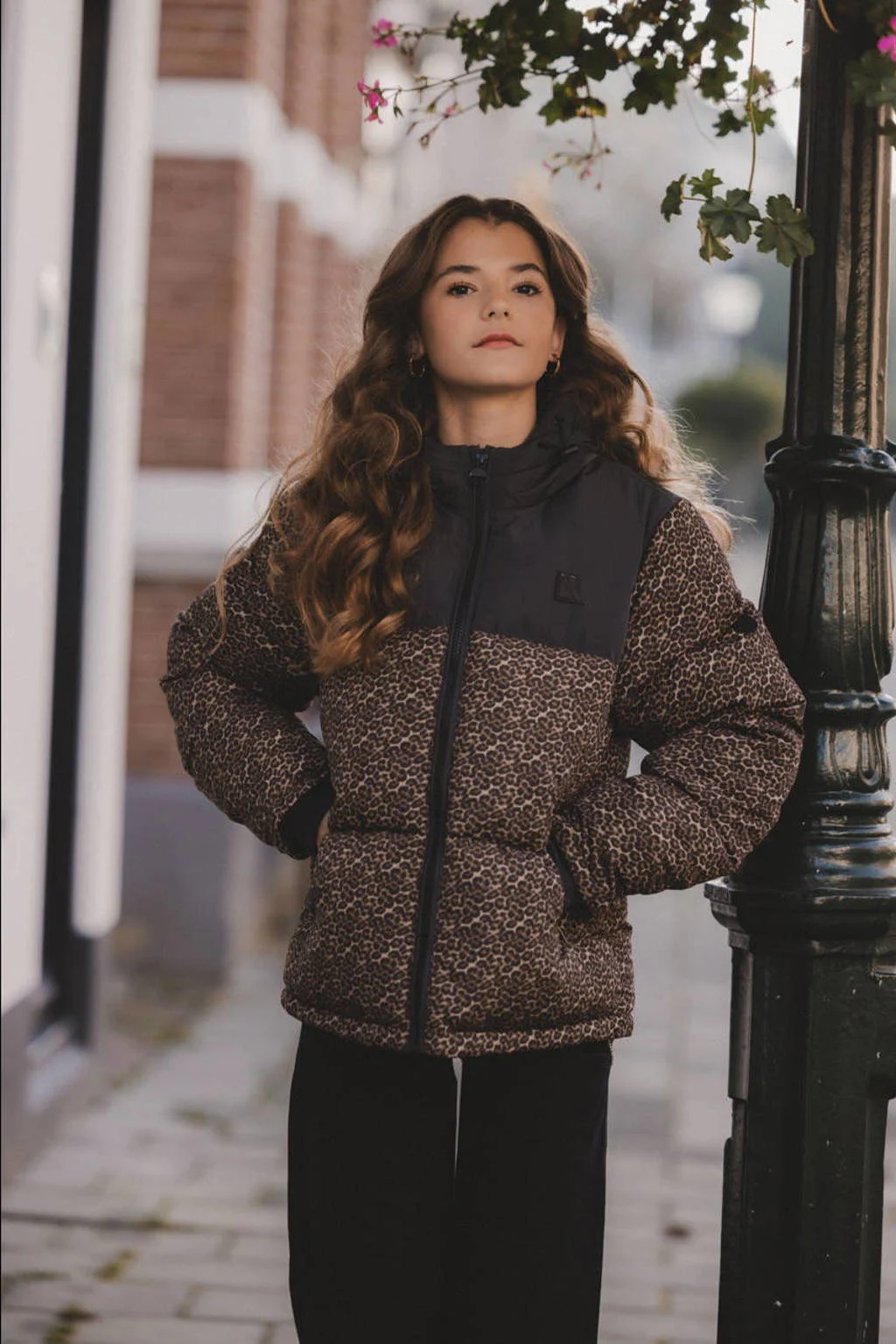 LOOXS 10sixteen gewatteerde jas zwart