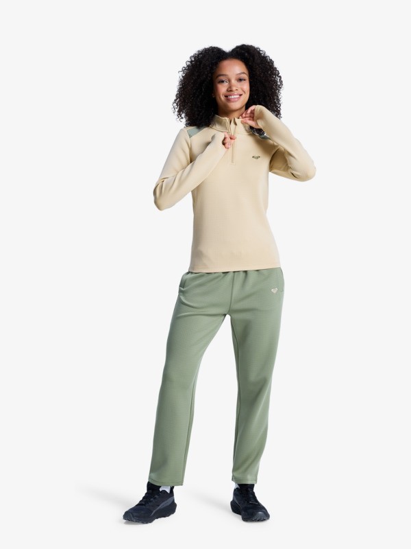 Boundless Spirit Tech Haut à manches longues respirant Beige Femme