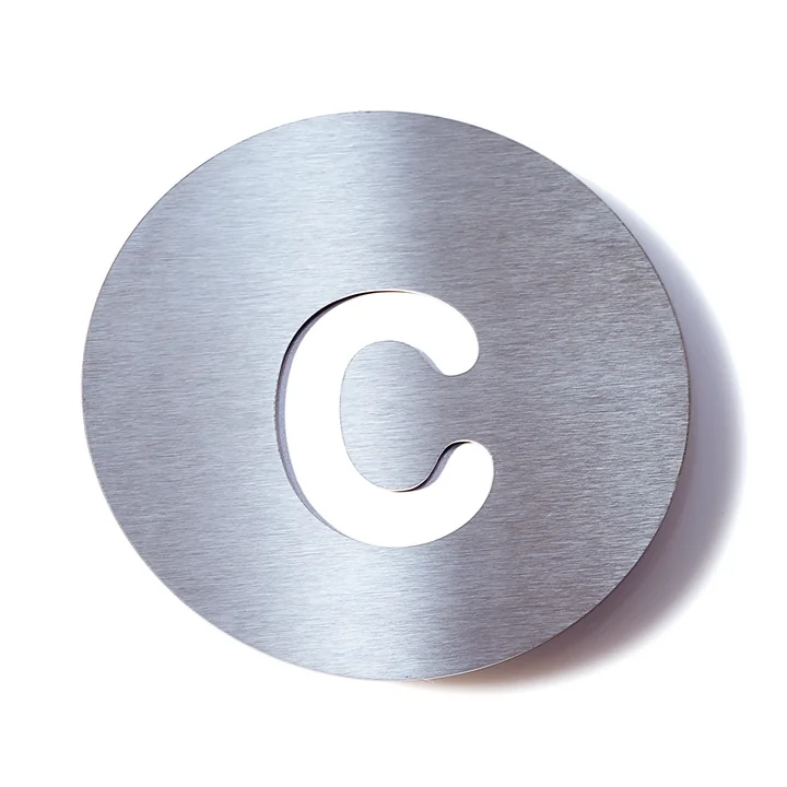 Radius Design - Hausnummer c, weiss