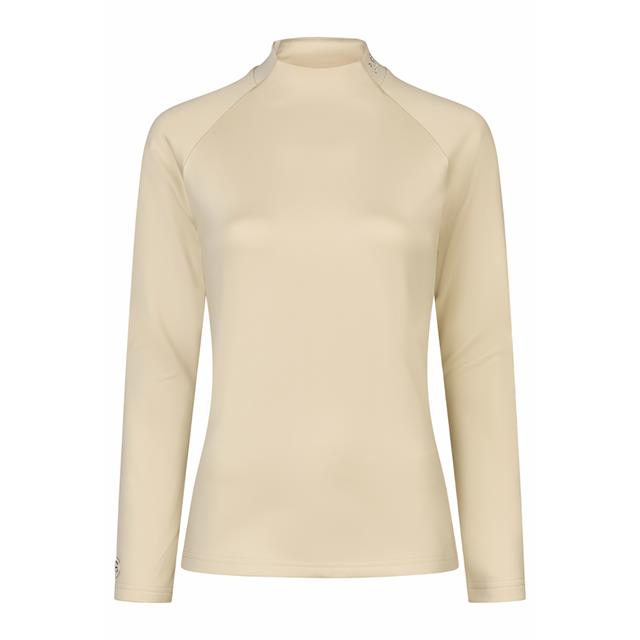 Trainingsshirt Pikeur Athleisure Roll Neck Beige
