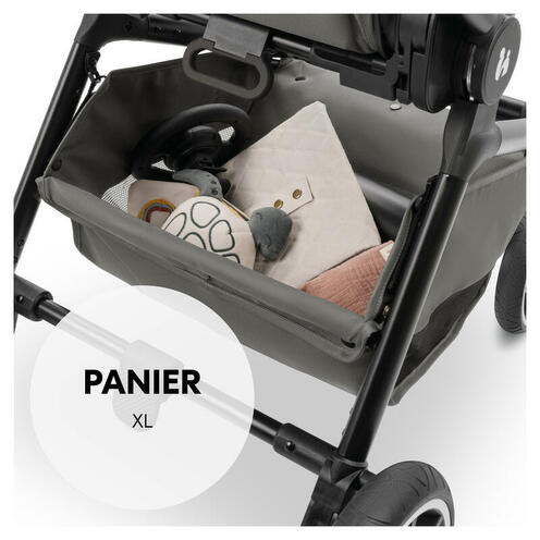 Poussette DUO Move N Care - Gris Foncé - HAUCK