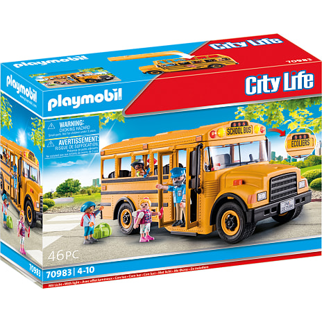 Playmobil amerikansk skolebus 70983