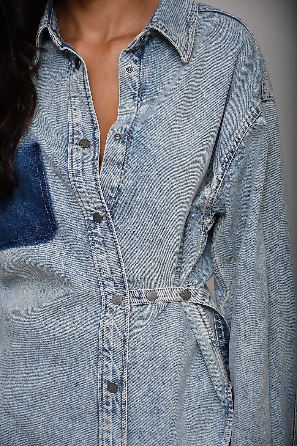 Bella denim top