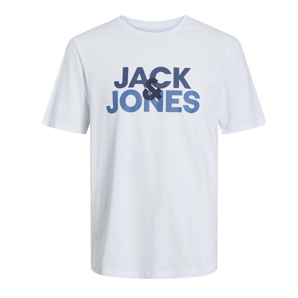 Jack & Jones T-shirt Blanc Homme Jack & Jones Jacula