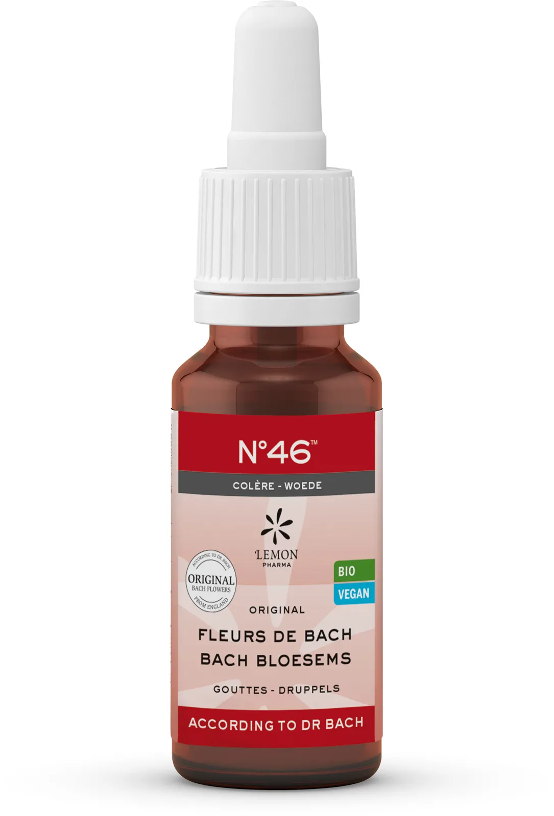 Lemon Pharma Bach bloesem melange Nr. 46 Boosheid BIO (20 ml)