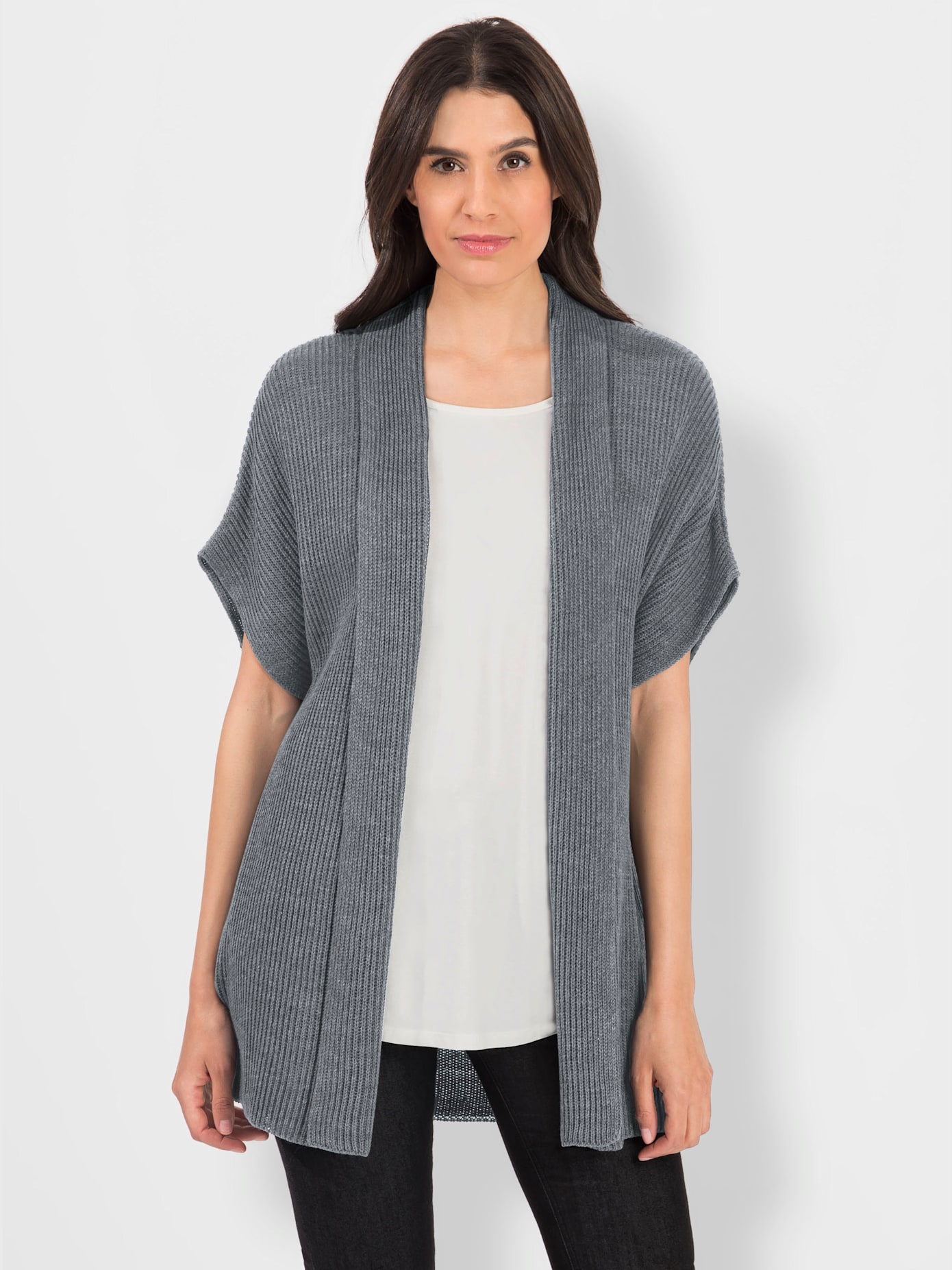 Gilet en tricot matière facile à entretenir