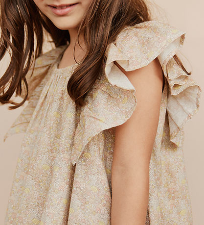 Sofie Schnoor Kleid - Blüte - Rosa/Gelb