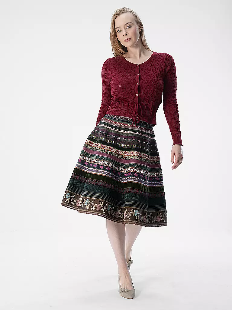 LENA HOSCHEK Strickjacke RESI beere