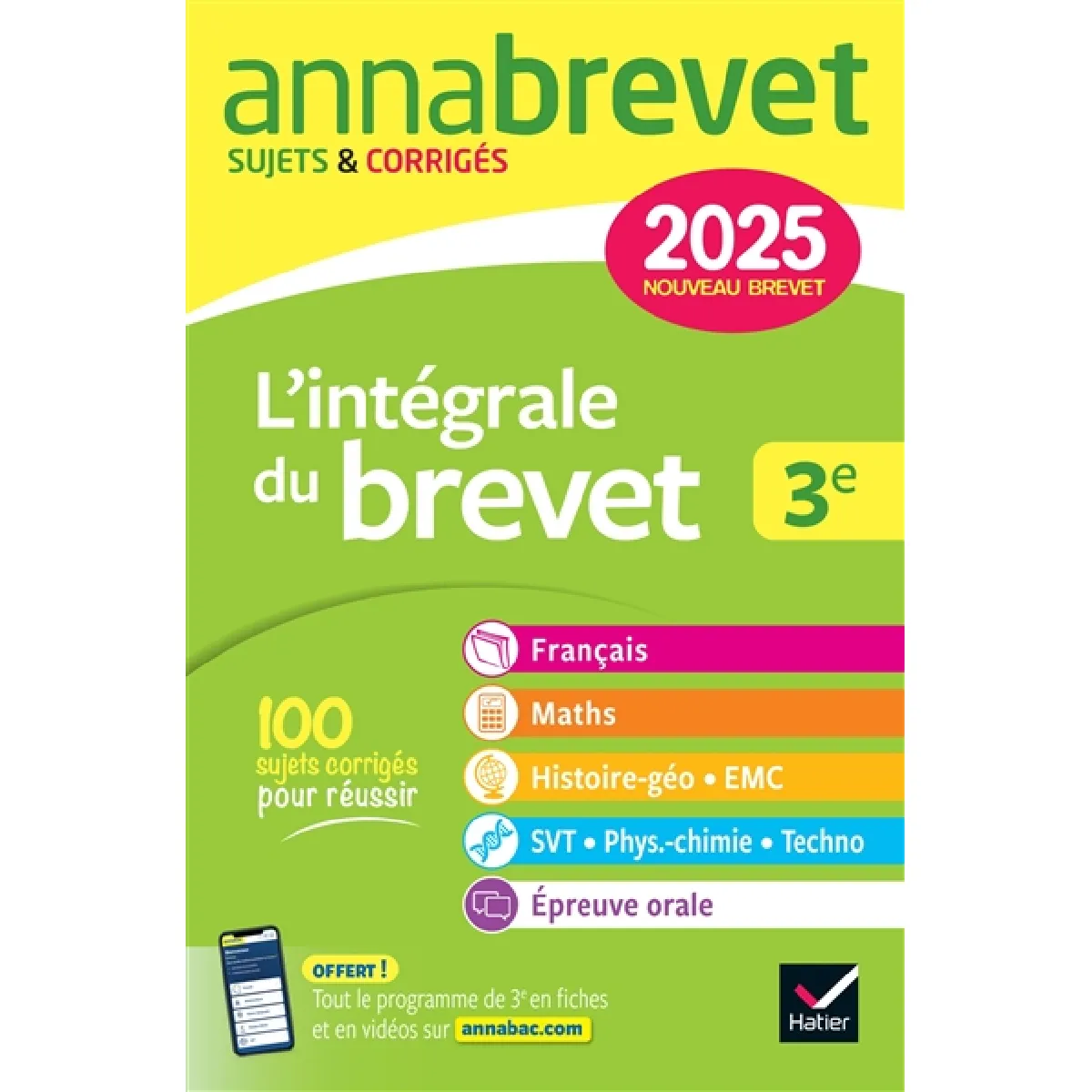 L'intégrale du nouveau brevet 3e : 2025 · Occasion