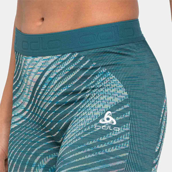 Collant thermique ODLO BLACKCOMB ECO BL BOTTOM LONG W BALSAM - SPACE DYE