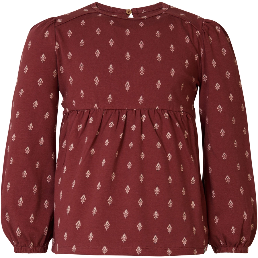 Noppies Langarmshirt Aldine Oxblood Red