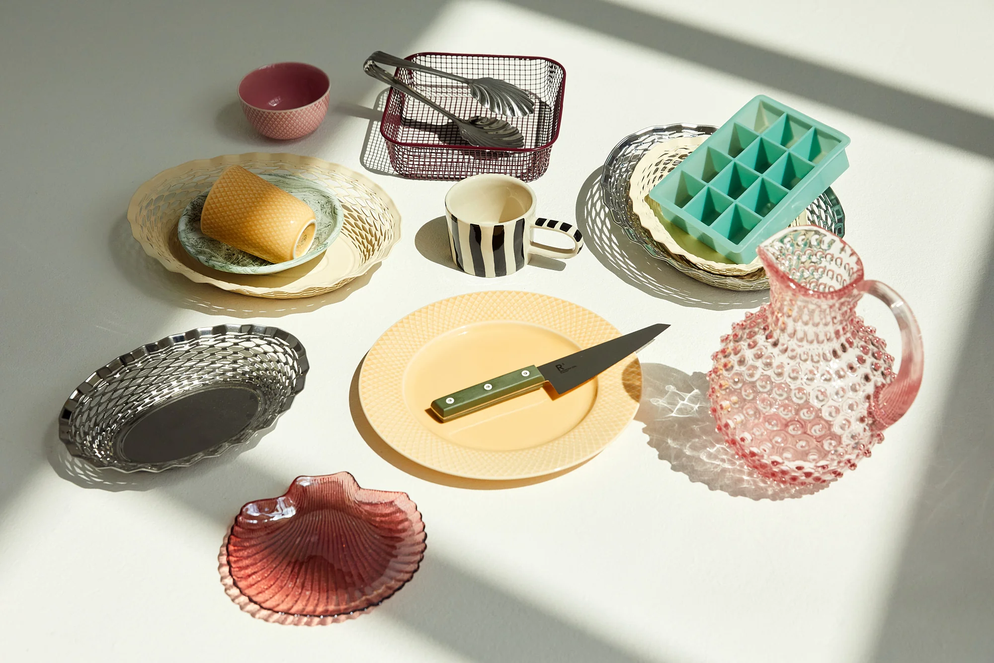 Roger Orfevre  Brødkurv, stor - creme