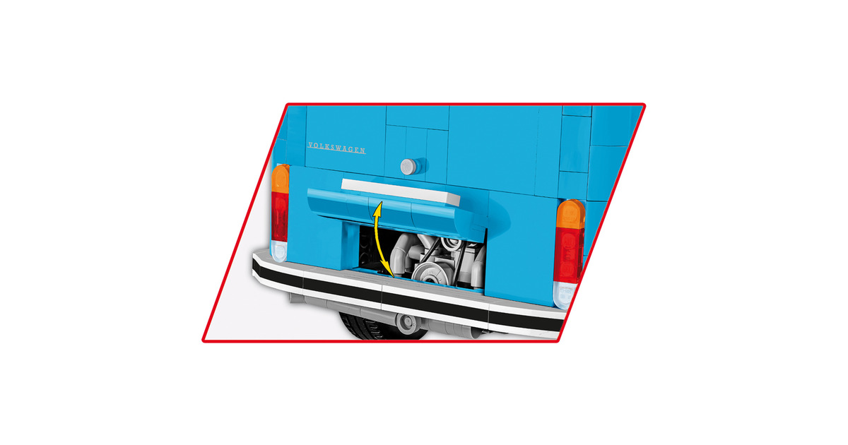 COBIVolkswagen T2b Bus Constructiespeelgoed  (Schaal 1:12)