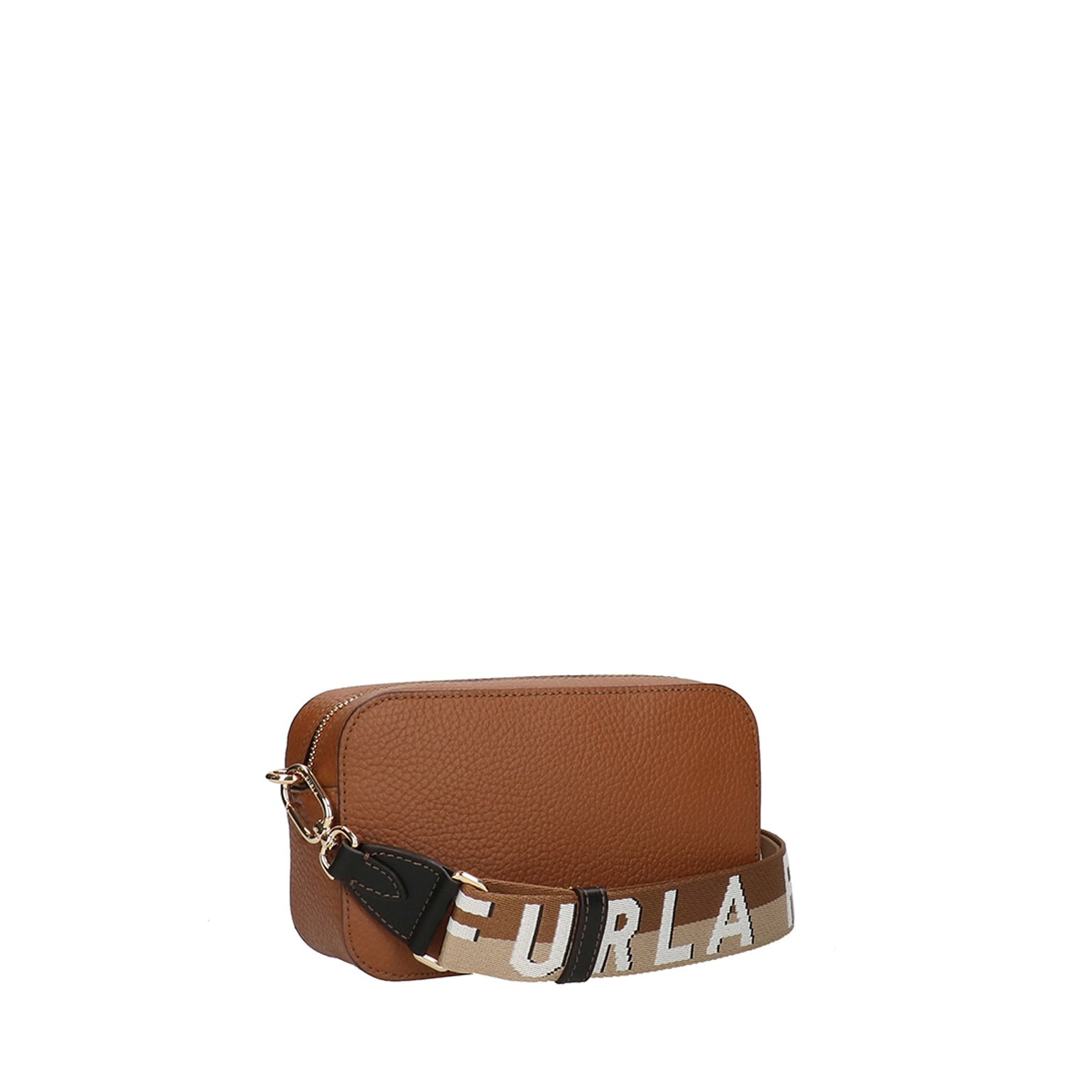 Furla Primula Mini C.Body Webbing Strap cognac