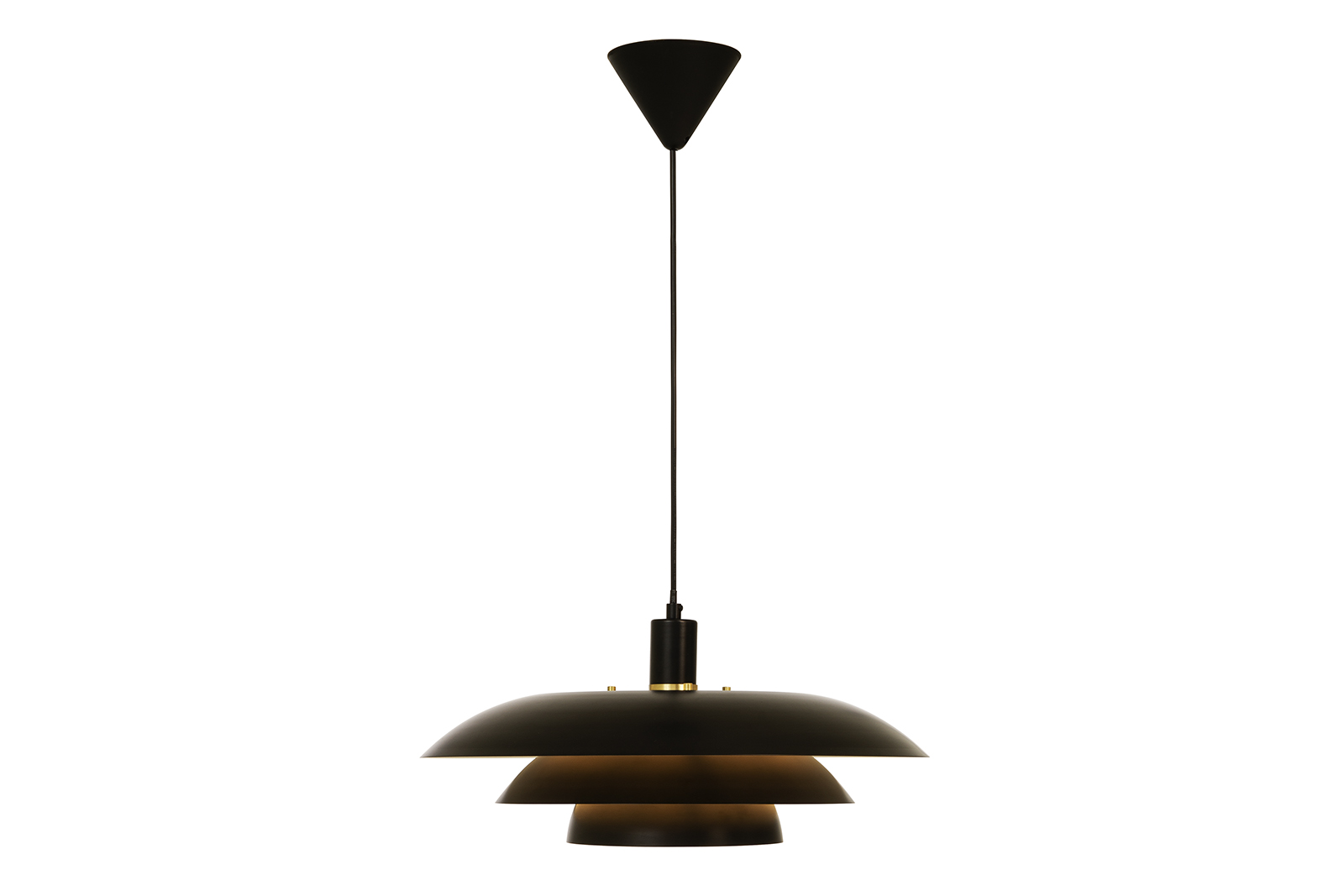 Epsilon taklampe Sort