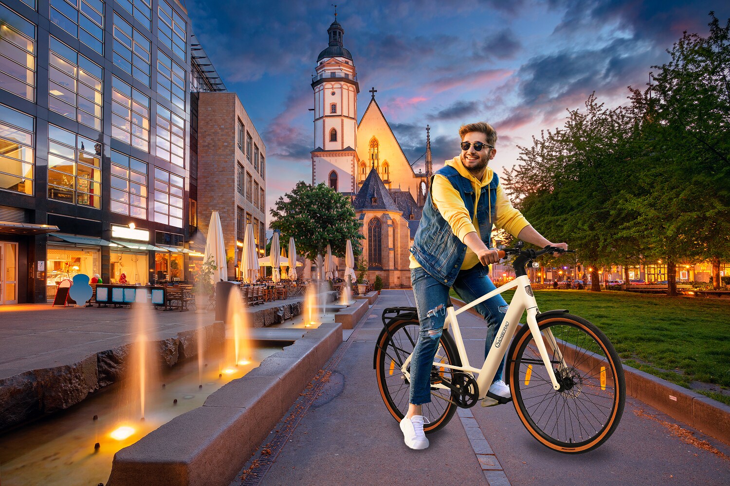 SachsenRAD Urban City E-Bike C3F Roma