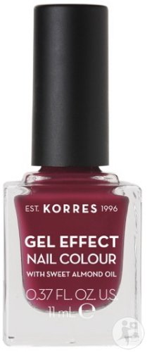 Korres KM Gel Effect Nail Colour 74 Berry Addict 11ml