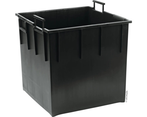 Lechuza plantenbak voor Cubic 40, kunststof, zwart