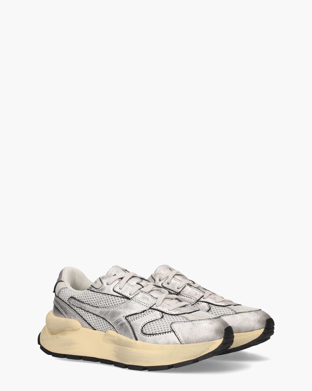 Diadora Heritage Mercury Elite Used Zilver Damessneakers