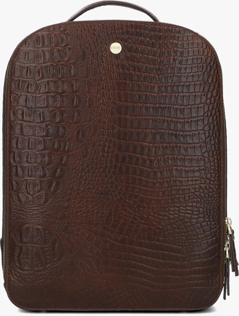 FMME bruine fmme laptoptas claire croco