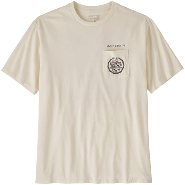 T-shirt PATAGONIA M'S COMMONTRAIL POCKET RESPONSIBILI-TEE BIRCH WHITE