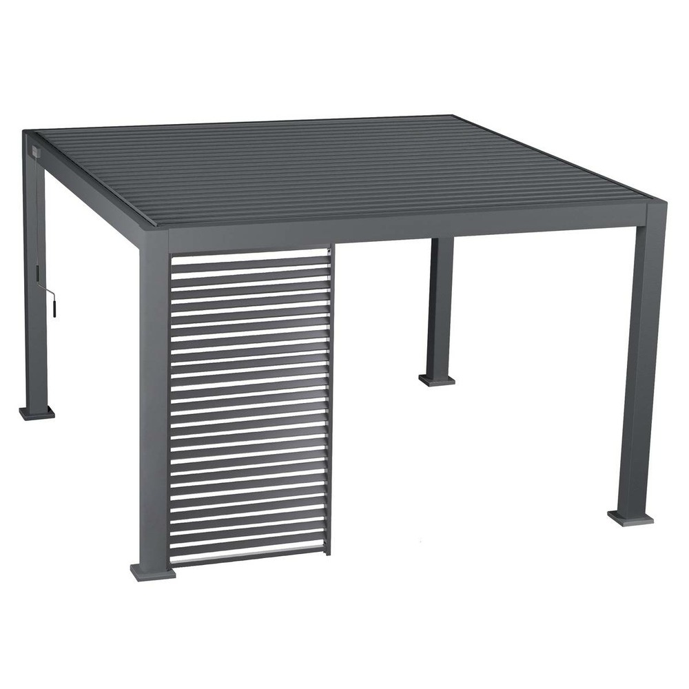 Persienne pour pergola evora graphite