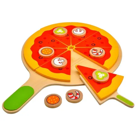 Idena Kleine Küchenmeister Pizza-Set inklusive Pizzaschieber, 18-teilig