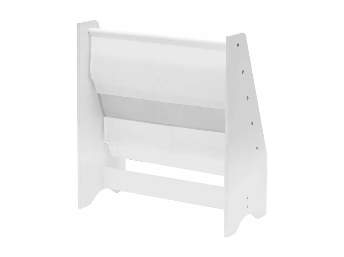 Bibliothèque pour Enfants Montessori Blanc MDF TNT avec 4 Étagères