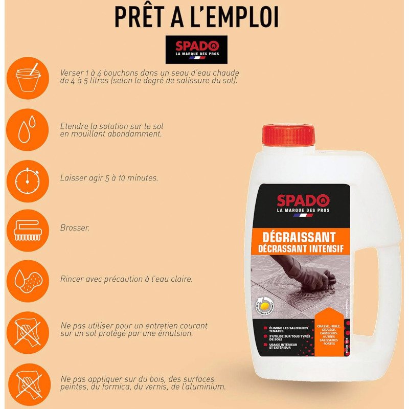 Dégraissant décrassant intensif 1 L