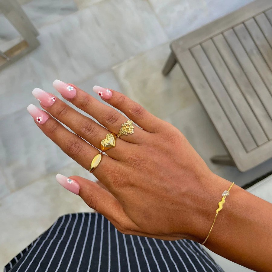 Sistie Silke X Sistie Ring Gold.Pl Recycled Silver Onesize