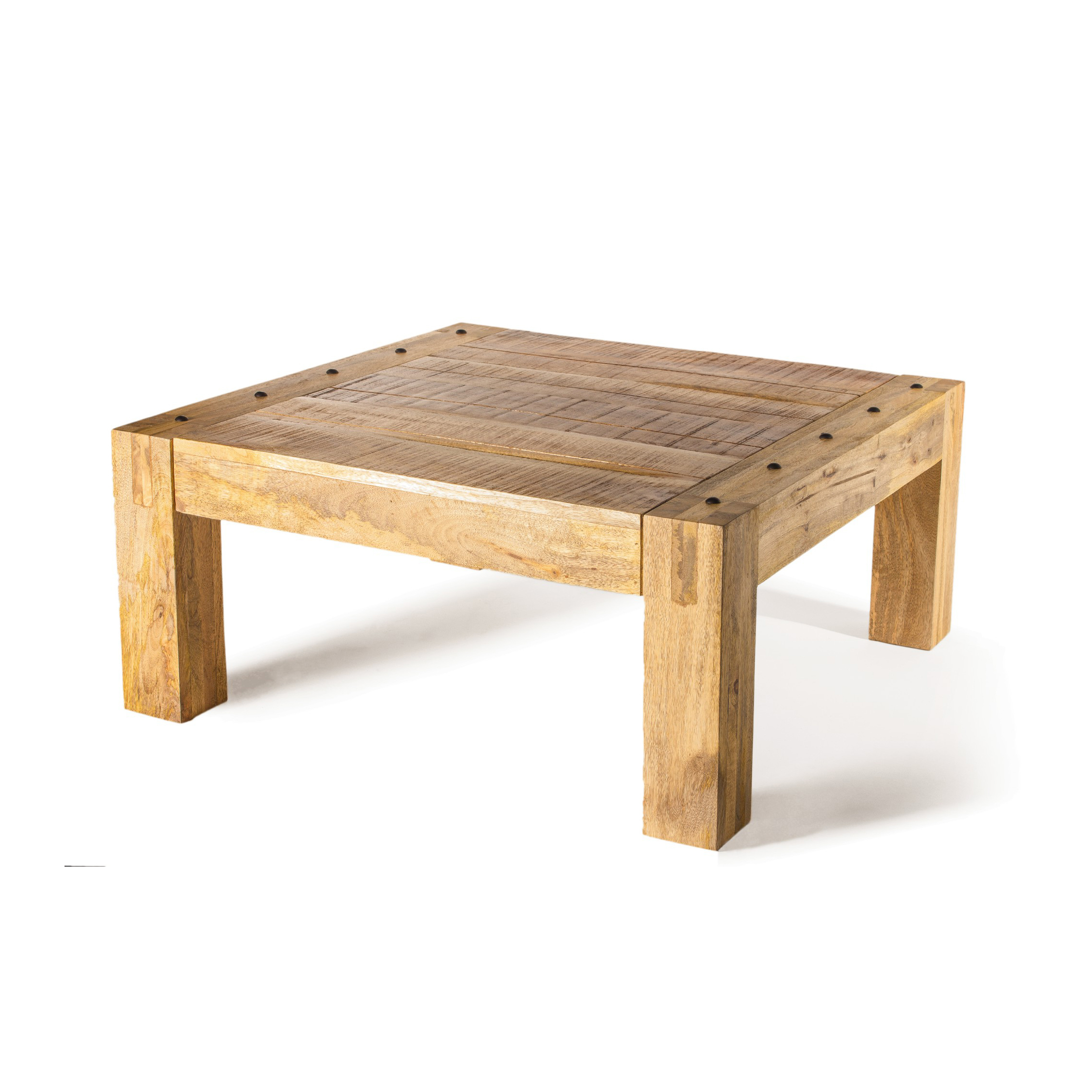 Couchtisch 'Mansfield', natur, L 90 cm, B 90 cm, H 40 cm von fischer's lagerhaus