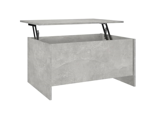 VIDAXL - Table basse gris béton 80x55,5x41,5 cm bois d'ingénierie