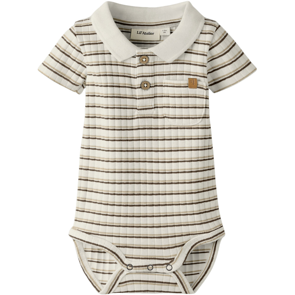 Køb Lil'Atelier Coconut Milk Coca Mocha Nbmhaldur Ss Slim Body Lil