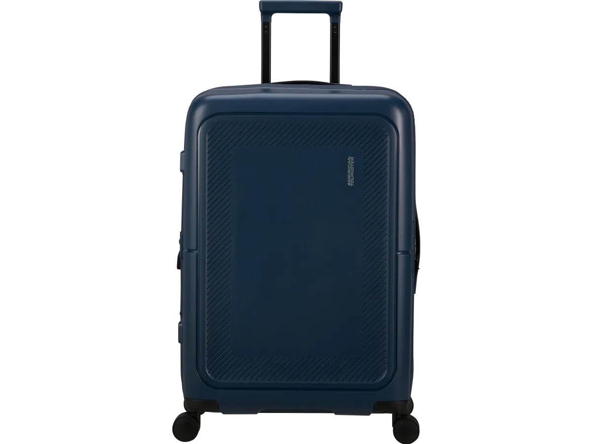 American Tourister DashPop, Trolley, Hård skal, Blå, Kabine, 4 hjul, Roterende hjul