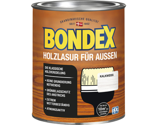 BONDEX Houtbeits Krijtwit 750 ml