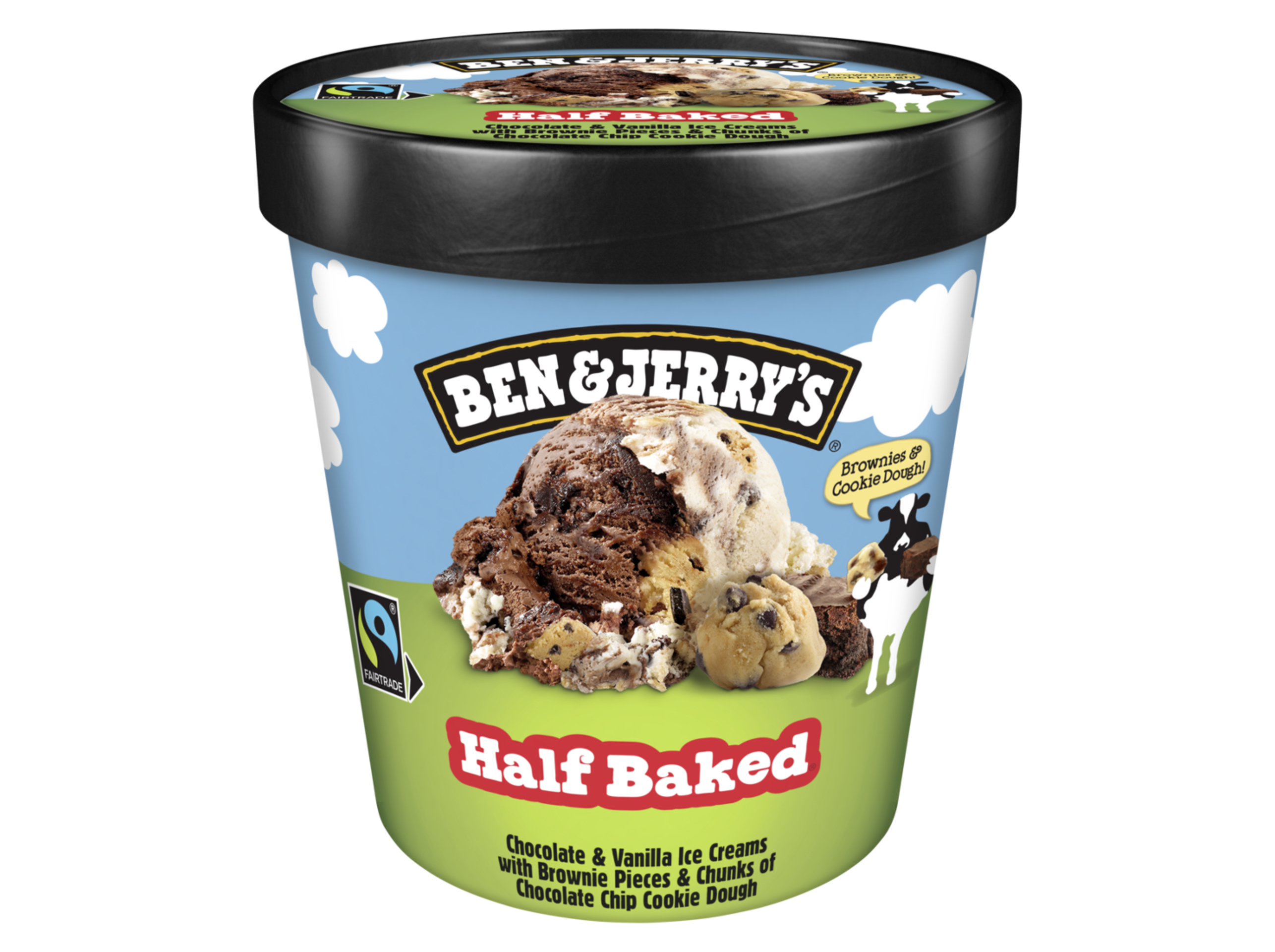 GELADO BEN & JERRY'S HALF BAKED 465ML