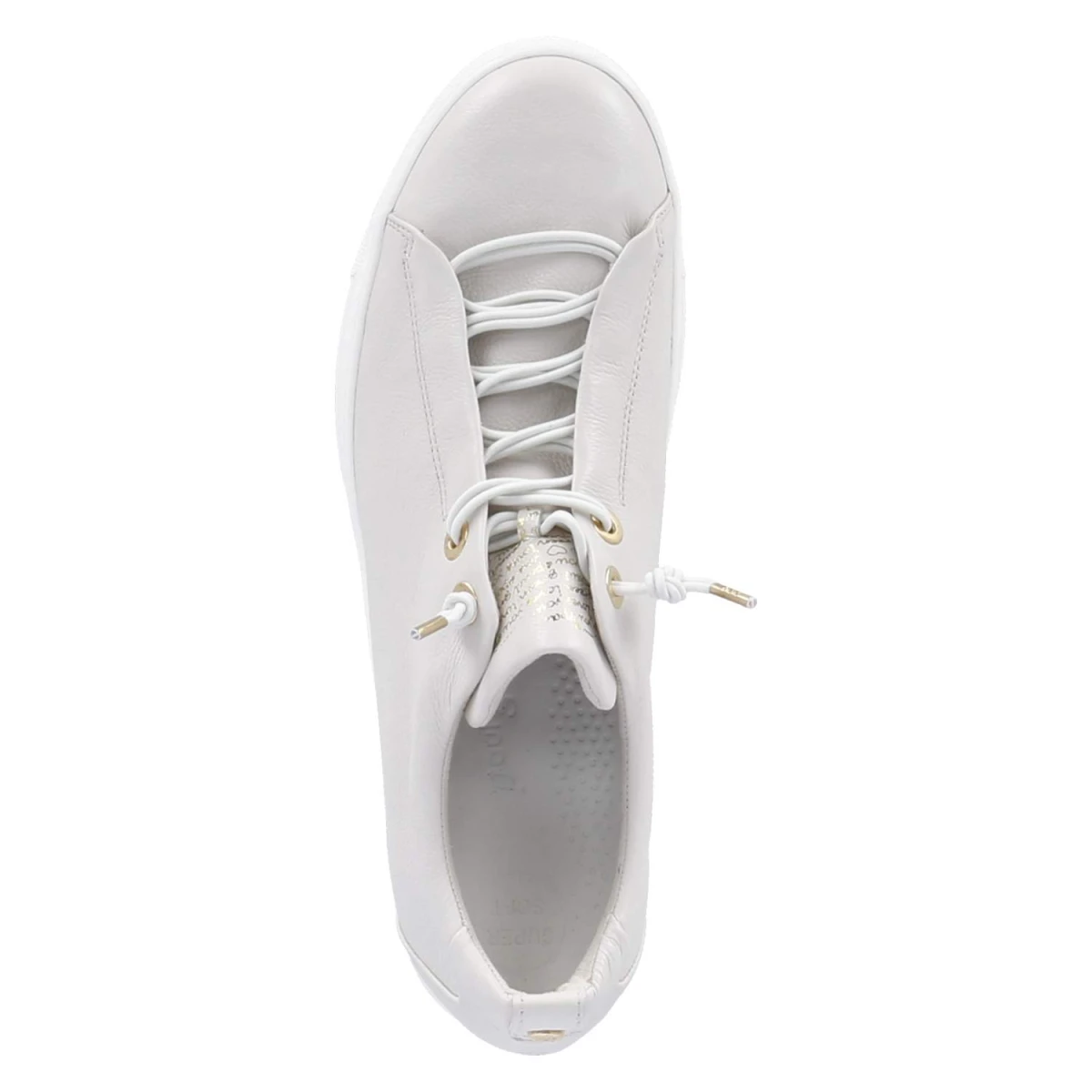 Paul GreenLow Sneaker - ivory / gold