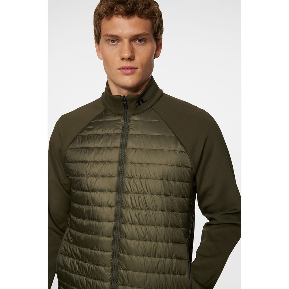 Hayden Quilt Hybrid Jakke Herre Grønn