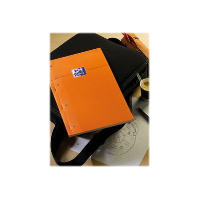 Oxford - Bloc notes - A4 + - 160 pages - petits carreaux - perforé