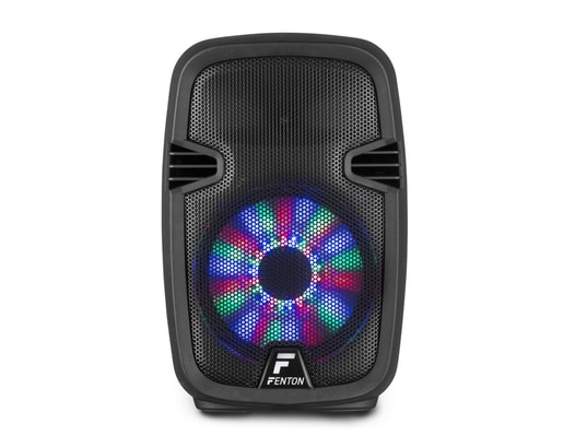 FENTON - Enceinte amplifiée 2.0 Ft8led enceinte sono active 8 avec éclairage led - bluetooth...