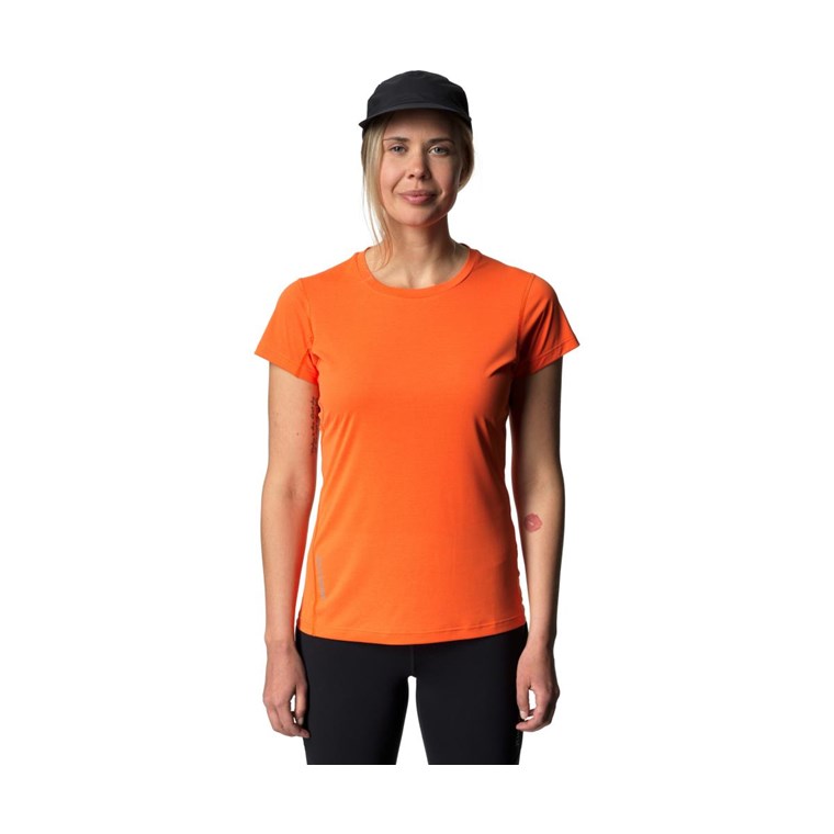 Houdini Pace Air Tee Women Sunset Orange