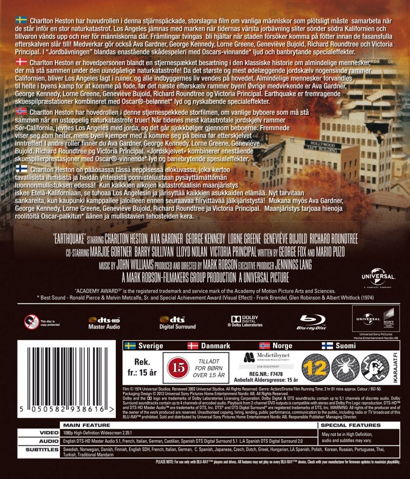 Earthquake - 1974 - Blu-Ray