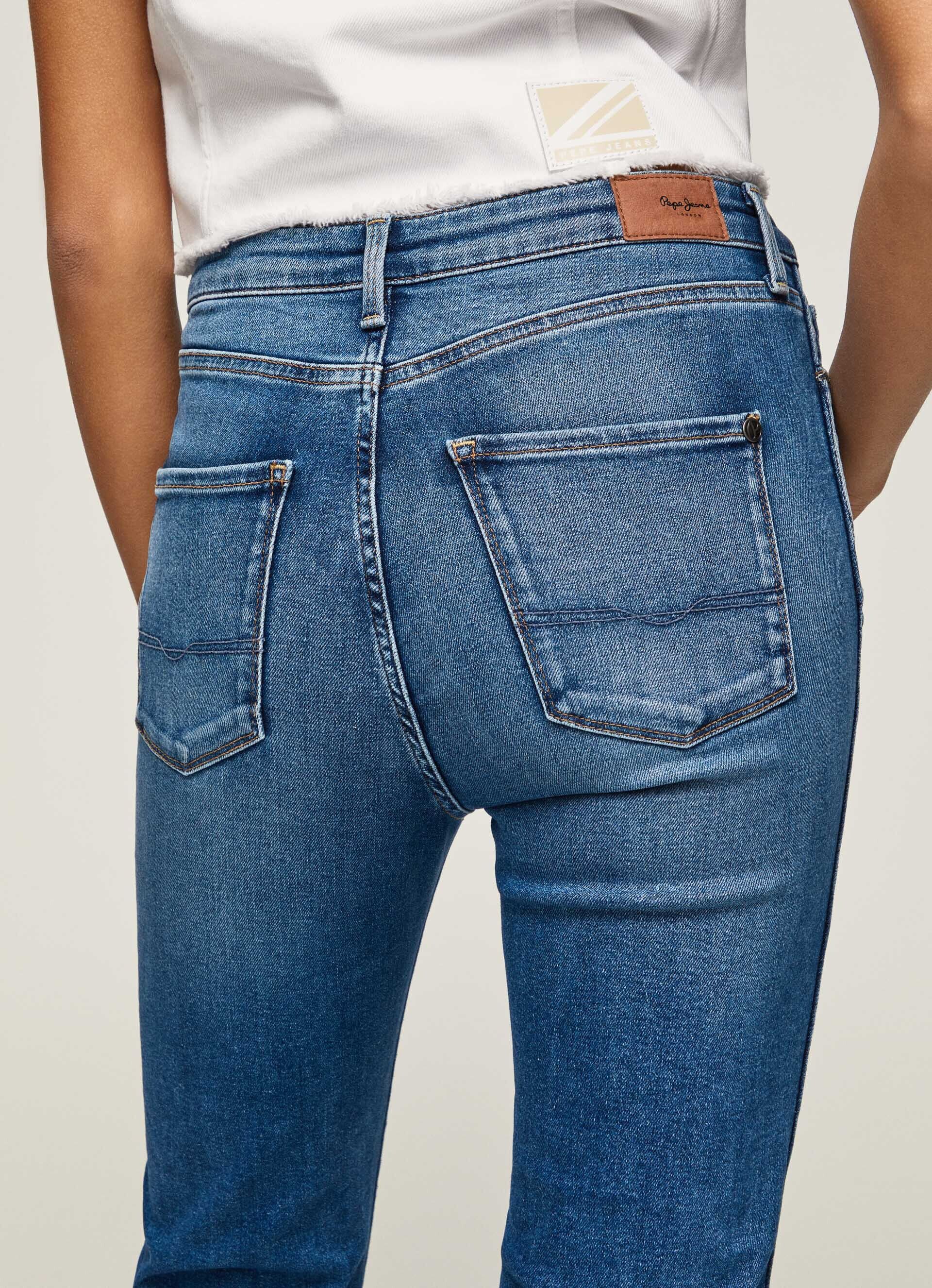 JEAN DION 7/8 FIT SLIM TIRO ALTO - jeans