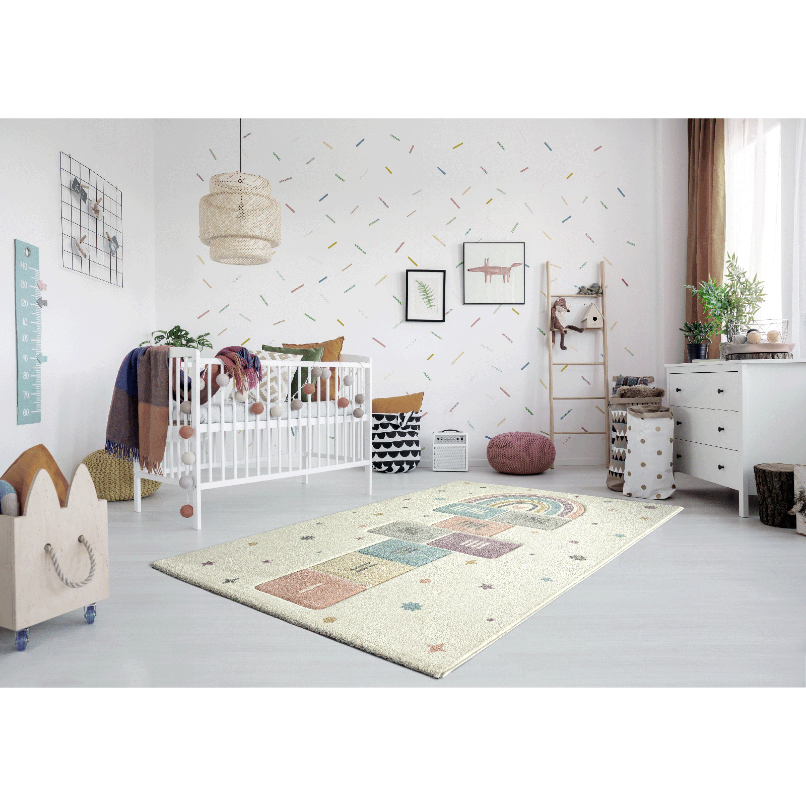 Teppich - creme - 80x150 cm