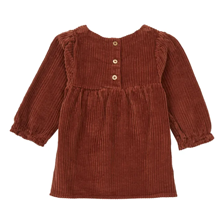 Emile et Ida Robe Velours Côtelé | Caramel
