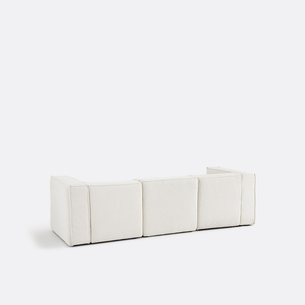 LA REDOUTE INTERIORS<br>Banco modular, 3-zit, boucle, Seven